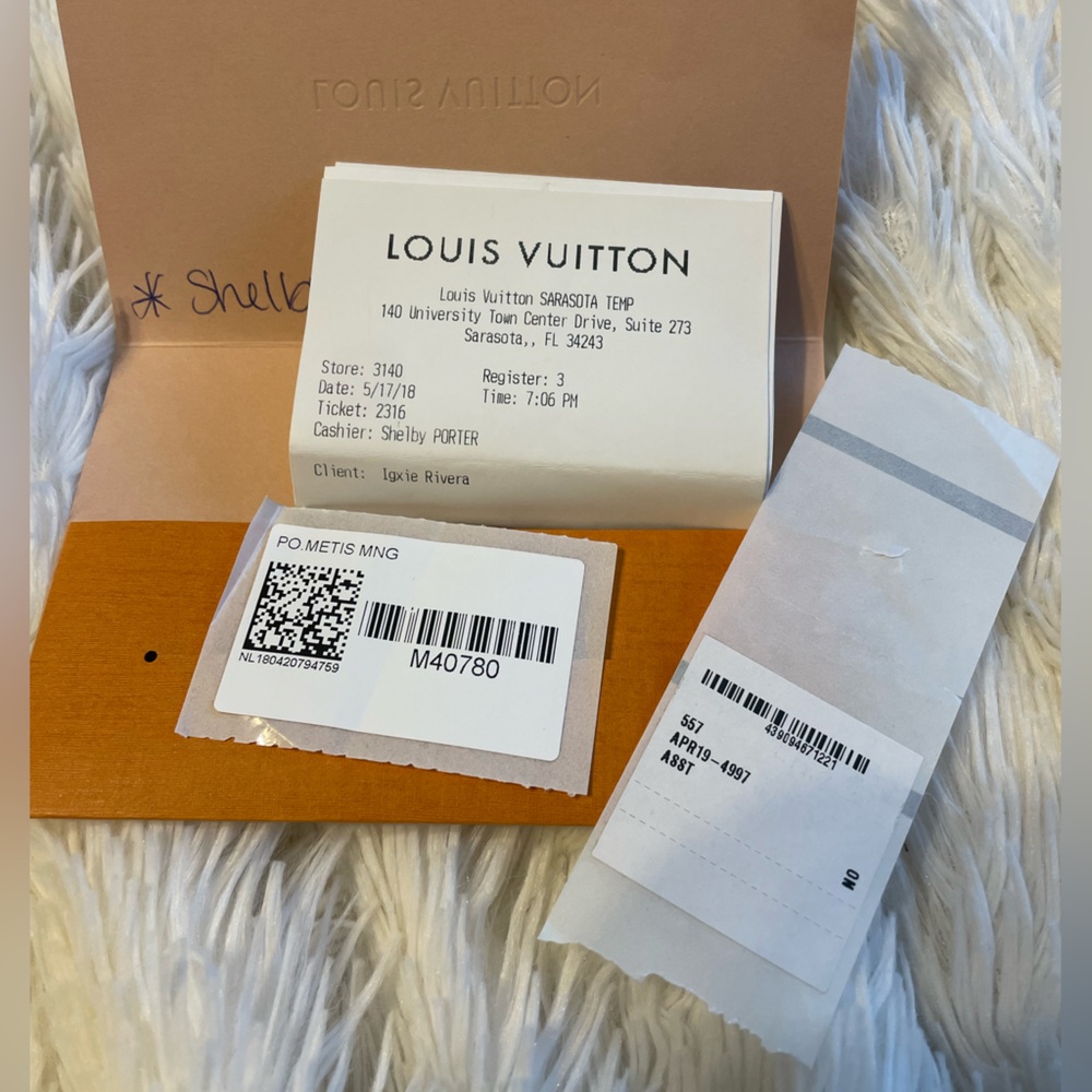 SOLD Pochette Métis LV with dust bag, - Picture 11 of 11